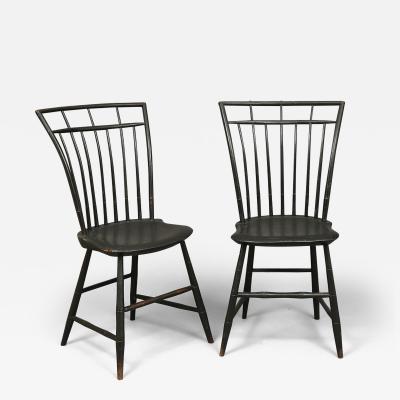 Pair of Bird Cage Windsor Chairs