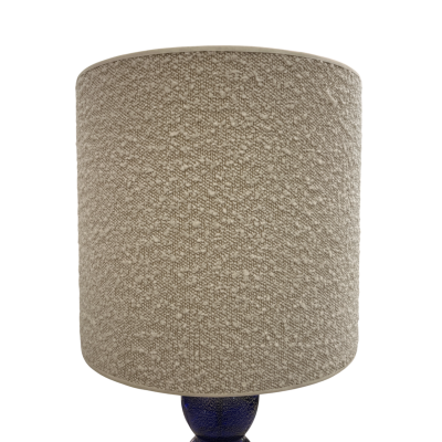 Pair of Blue and Silver Murano Glass Lamps