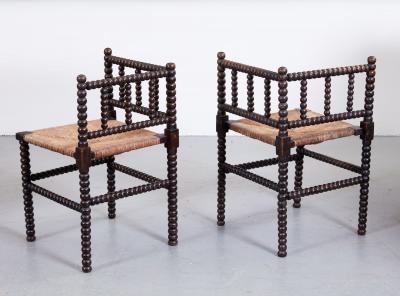 Pair of Bobbin Turned Chairs