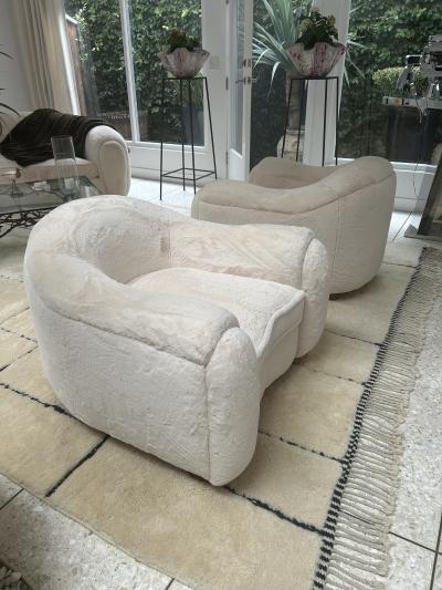 Pair of Boule Chairs France 1970s