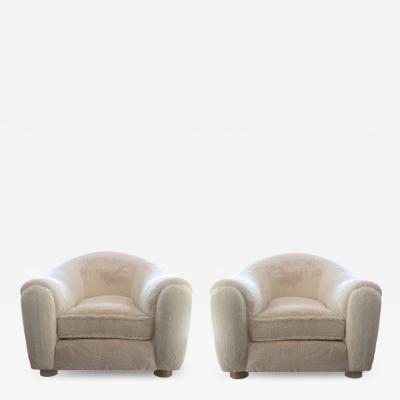 Pair of Boule Chairs France 1970s