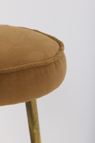 Pair of Brass Bar Stools