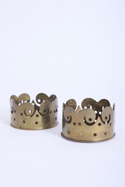 Pair of Brass Coasters