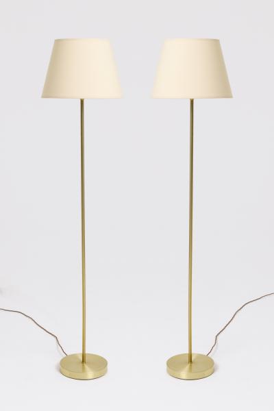 Pair of Brass Floor Lamps