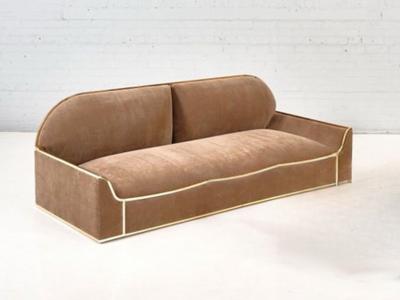 Pair of Brass Frame Sofas 1960