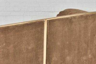 Pair of Brass Frame Sofas 1960