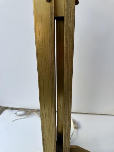 Pair of Brass Modernist Lamps Italy 1970s