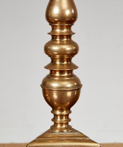 Pair of Brass Pricket Sticks c 1680