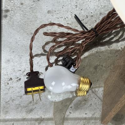 Pair of Brazilian Tigerwood Lamps with Custom Paper Shades