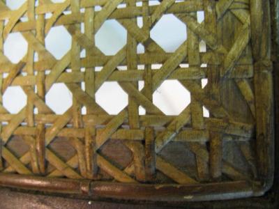 Pair of British Colonial Midcentury Plantation Lounge Chairs