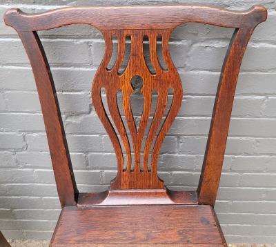 Pair of British Country Squire s George II Side Chairs