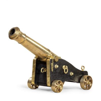 Pair of Bronze Cannon by McAndrew English circa 1850
