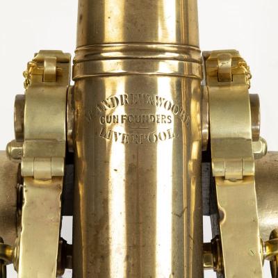 Pair of Bronze Cannon by McAndrew English circa 1850