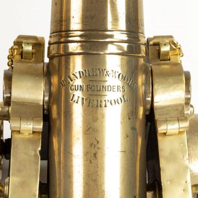 Pair of Bronze Cannon by McAndrew English circa 1850