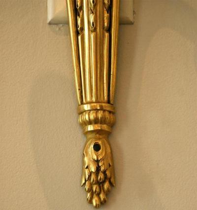 Pair of Bronze Dor Louis XVI Appliques