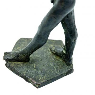 Pair of Bronze Figures of Adam and Eve by William Hunt Diederich