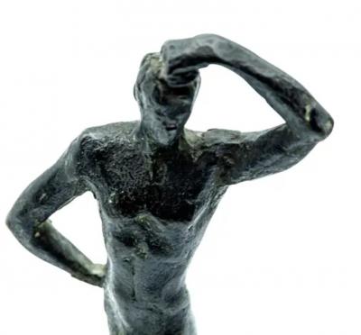 Pair of Bronze Figures of Adam and Eve by William Hunt Diederich