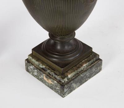 Pair of Bronze Grand Tour Ewers