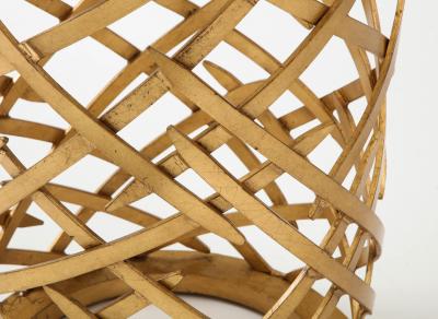 Pair of Brutalist Side Tables with Crystalline Quartz Tops 