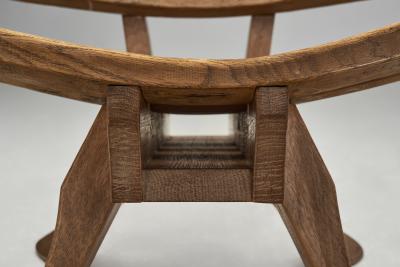 Pair of Brutalist Spade Chairs The Netherlands ca 1960s