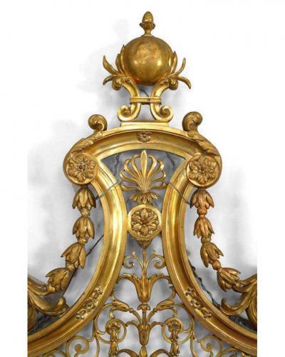 Pair of Caldwell French Empire Style Ormolu Wall Sconces