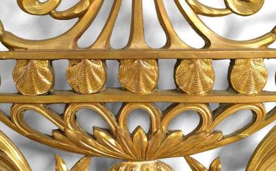 Pair of Caldwell French Empire Style Ormolu Wall Sconces