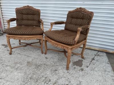 Pair of Cane Back Chairs