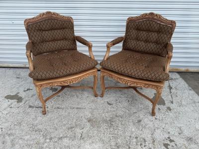 Pair of Cane Back Chairs
