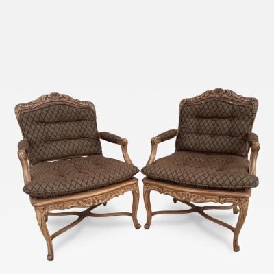 Pair of Cane Back Chairs