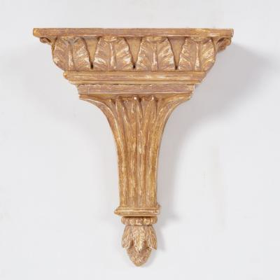 Pair of Carved and Gilt George III Brackets