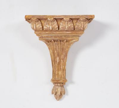 Pair of Carved and Gilt George III Brackets