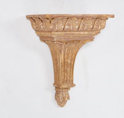 Pair of Carved and Gilt George III Brackets