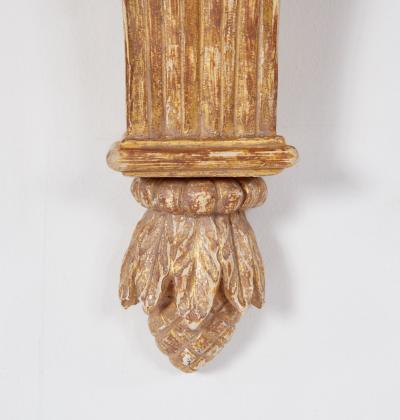 Pair of Carved and Gilt George III Brackets