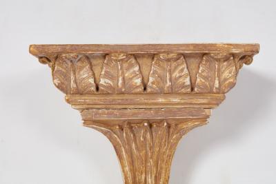 Pair of Carved and Gilt George III Brackets