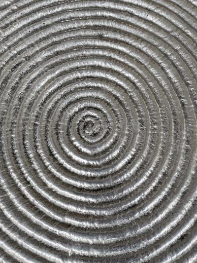 Pair of Cast Metal Side Tables Italy 1990s