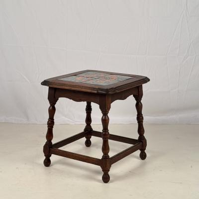 Pair of Catalina Tile Spanish Revival End or Side Tables