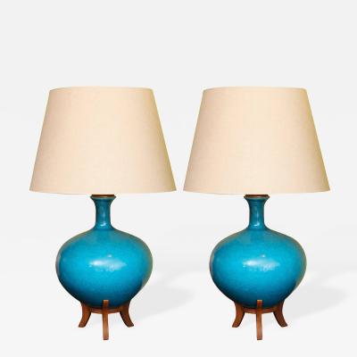 Pair of Ceramic Lamps