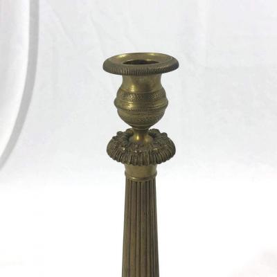 Pair of Charles X Candlesticks