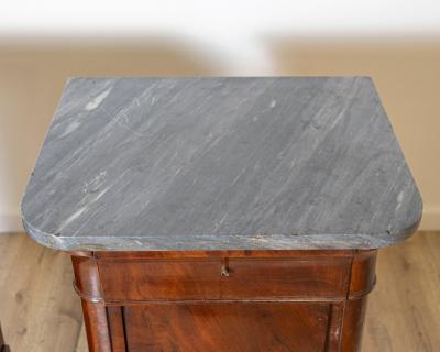 Pair of Charles X bedside tables Genoa early 19th century