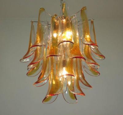 Pair of Charming Murano Chandelier 1970s