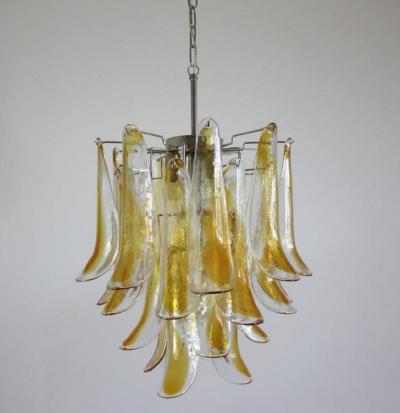 Pair of Charming Murano Chandelier 1970s