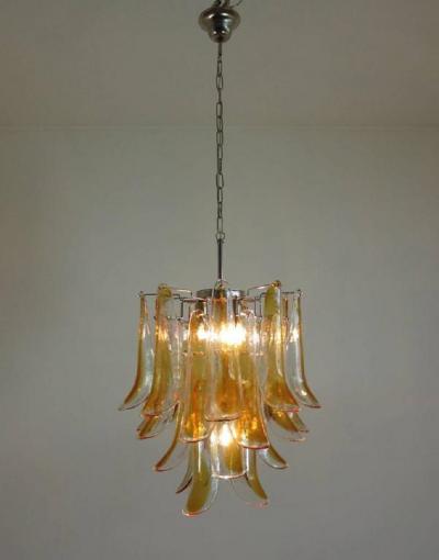 Pair of Charming Murano Chandelier 1970s