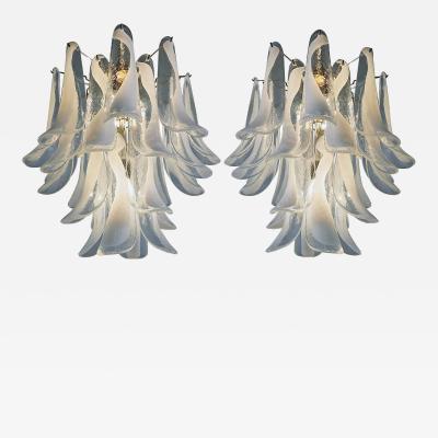 Pair of Charming Murano Chandelier 1970s