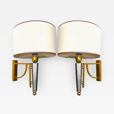 Pair of Chic Neoclassic Sconces from the 50s
