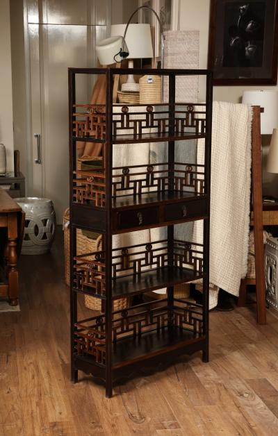 Pair of Chinese Bookcases