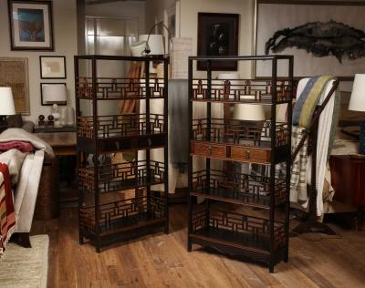 Pair of Chinese Bookcases