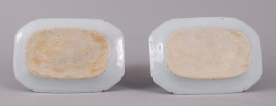 Pair of Chinese Export Armorial Platters c 