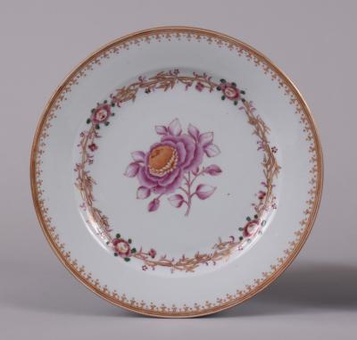 Pair of Chinese Export Plates from the Abigail Adams Service c 1780