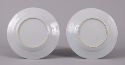 Pair of Chinese Export Plates from the Abigail Adams Service c 1780