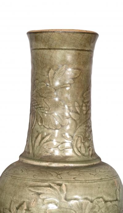 Pair of Chinese Longquan Ware Vases From The Ming Dynasty